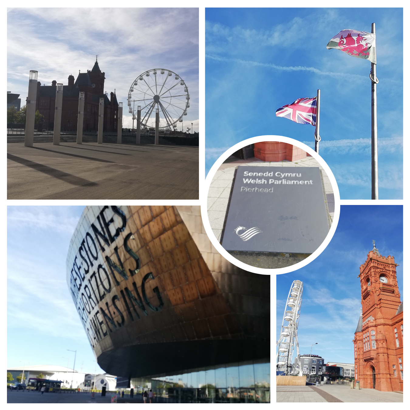 Views from the Senedd, the heart of Welsh government